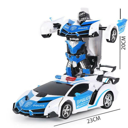 Remote Control Robot Car – 1:18 Scale 360° Rotation Stunt Toy - GoTypical