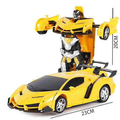 Remote Control Robot Car – 1:18 Scale 360° Rotation Stunt Toy - GoTypical