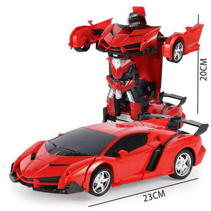 Remote Control Robot Car – 1:18 Scale 360° Rotation Stunt Toy - GoTypical