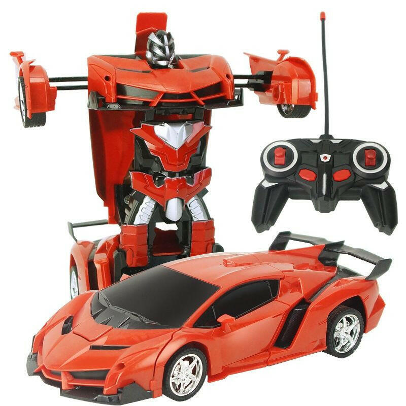 Remote Control Robot Car – 1:18 Scale 360° Rotation Stunt Toy - GoTypical