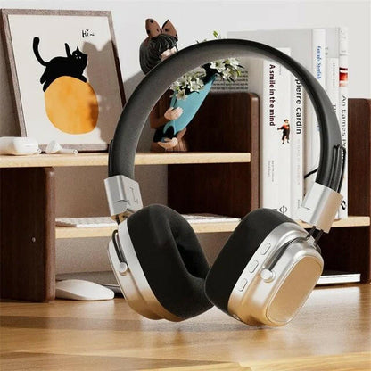 Bluetooth 5.3 Wireless On-Ear Headset – . Retro Surround Sound - GoTypical