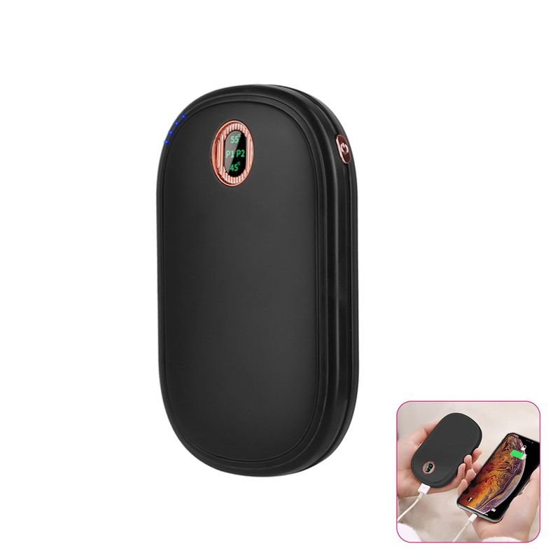 Reusable Pocket Warmer Power Bank with Digital Display - GoTypical