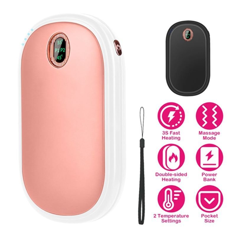 Reusable Pocket Warmer Power Bank with Digital Display - GoTypical