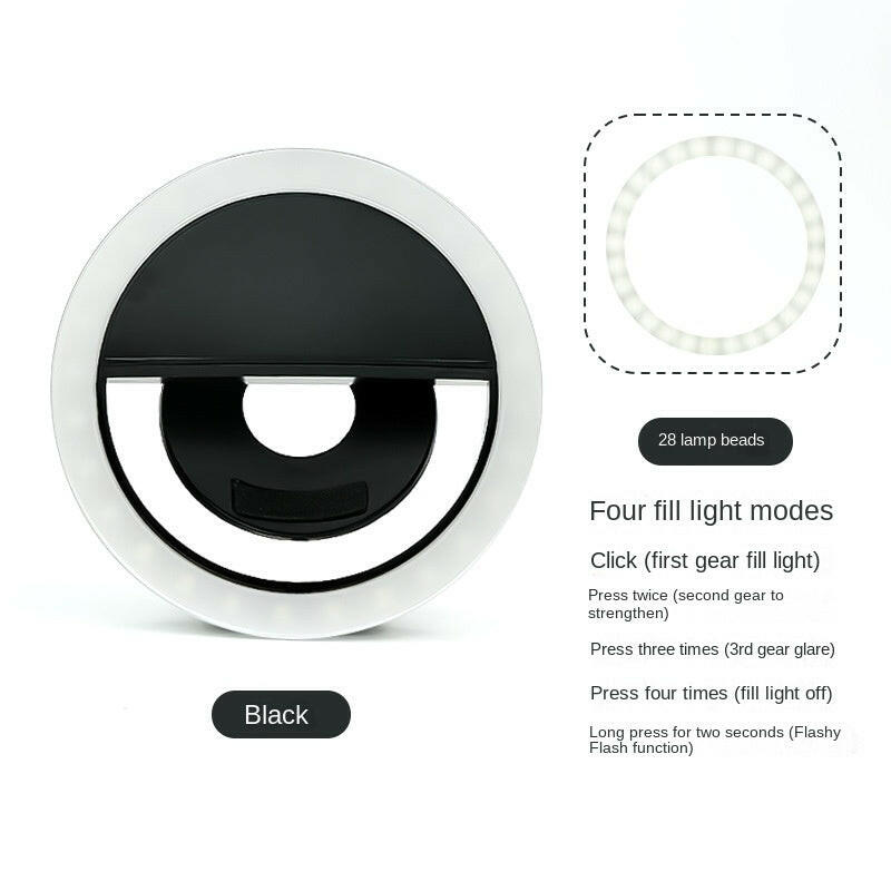 . RK-12 Mobile Phone Fill Light – USB Rechargeable LED Flash - GoTypical