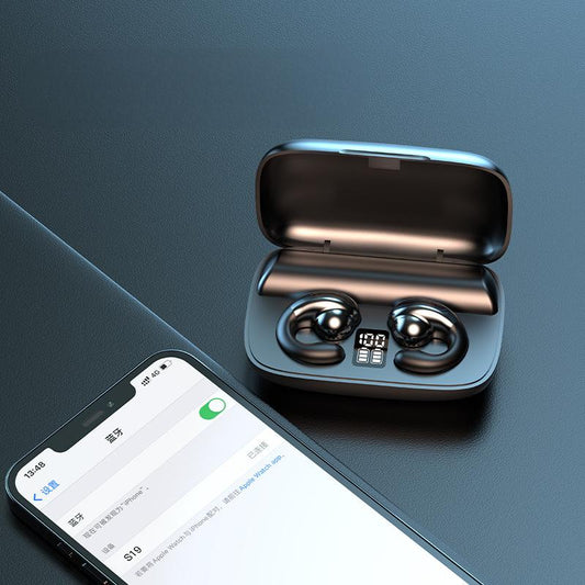 S19 wireless Bluetooth earphones without in ear clip, high aesthetic value, and long battery life - GoTypical