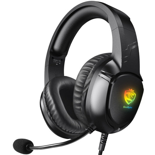 S20 Head mounted Gaming Earphones Wired RGB Luminous Earphones Computer Esports PS4 Earphones - GoTypical
