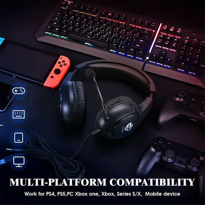 . S20 Wired Gaming Earphones – RGB Luminous Braided Cable - GoTypical