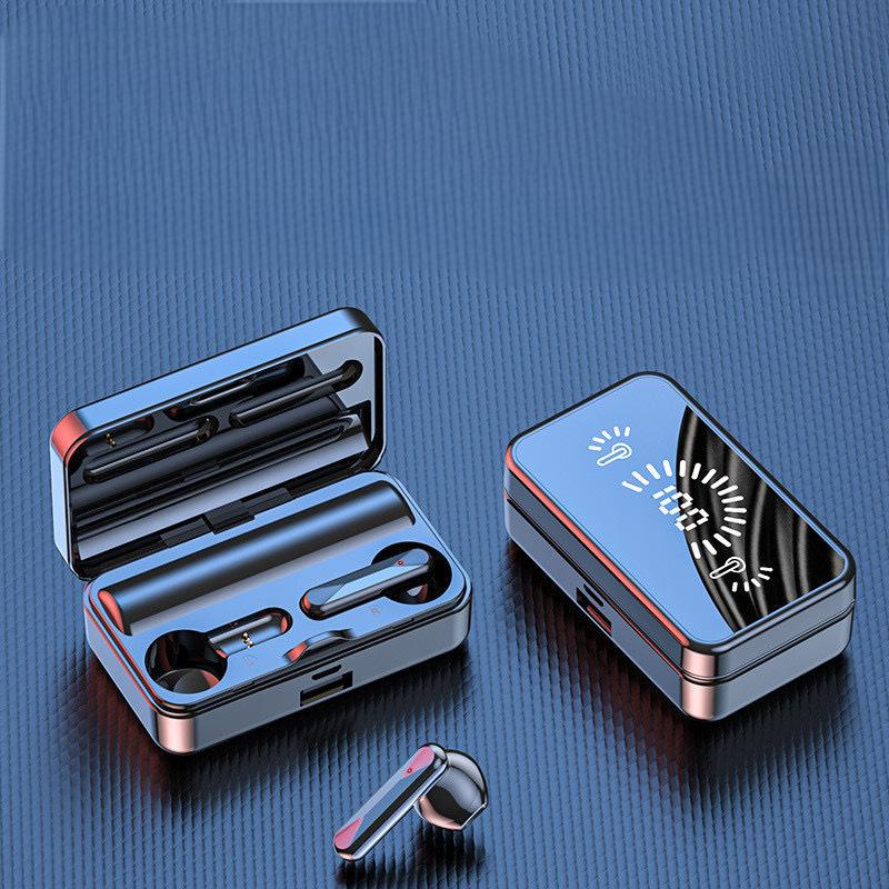 S20 TWS Wireless Bluetooth Headset with Charge Box Noise Cancelling LED Earbuds with Mic Wireless Headphones Bluetooth Earphones - GoTypical