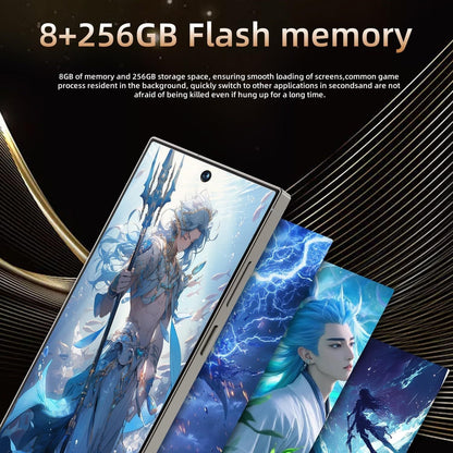 S25 Ultra Cell Phone 5G Unlocked Phone,Smartphone with Tool Pen, Android 15.0 Cell Phone 8GB+256GB Dual SIM Dual Standby - GoTypical