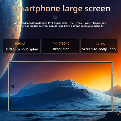 S25 Ultra Cell Phone 5G Unlocked Phone,Smartphone with Tool Pen, Android 15.0 Cell Phone 8GB+256GB Dual SIM Dual Standby - GoTypical