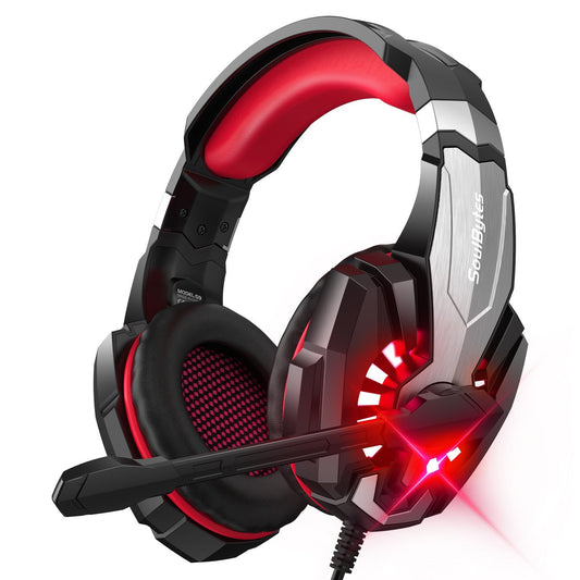 S9 Head mounted Esports Gaming Earphones Wired Luminous Computer Earphones PS4 Earphones - GoTypical