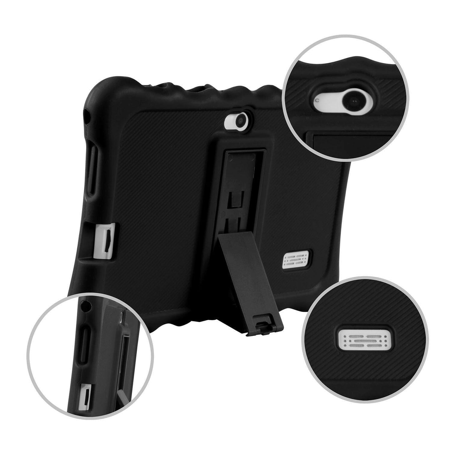Shock-Resistant Silicone Tablet Case with Stand – 7-Inch Universal Fit - GoTypical