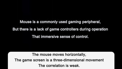 Shooting Game Mouse Gun style Vertical Handle Grip Trigger Features Pistol Vertical Dedicated Wired Peripheral - GoTypical