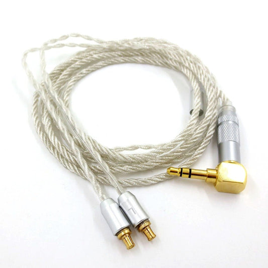 Silver foil headphone cable LS200 CKR90 LS50 70 A2DC interface audiophile headphone upgrade cable - GoTypical