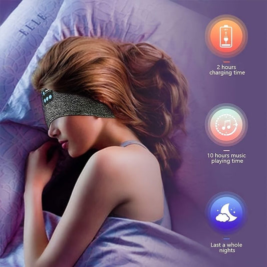 Sleep Headphones; Noise Cancelling Headphones For Sleeping - Sleep Headphones For Side Sleepers; Sleeping Headphones Headband For Insomnia Nuit Travel For Women Men Mom Dad Kids - GoTypical