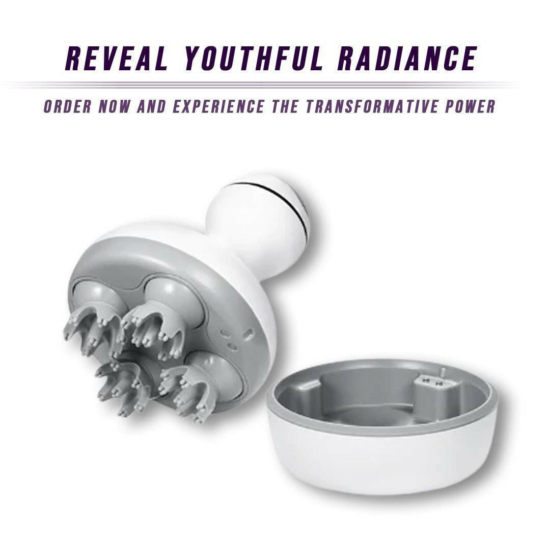 Scalp Massager – . Smart Electric Rechargeable White Silicone - GoTypical