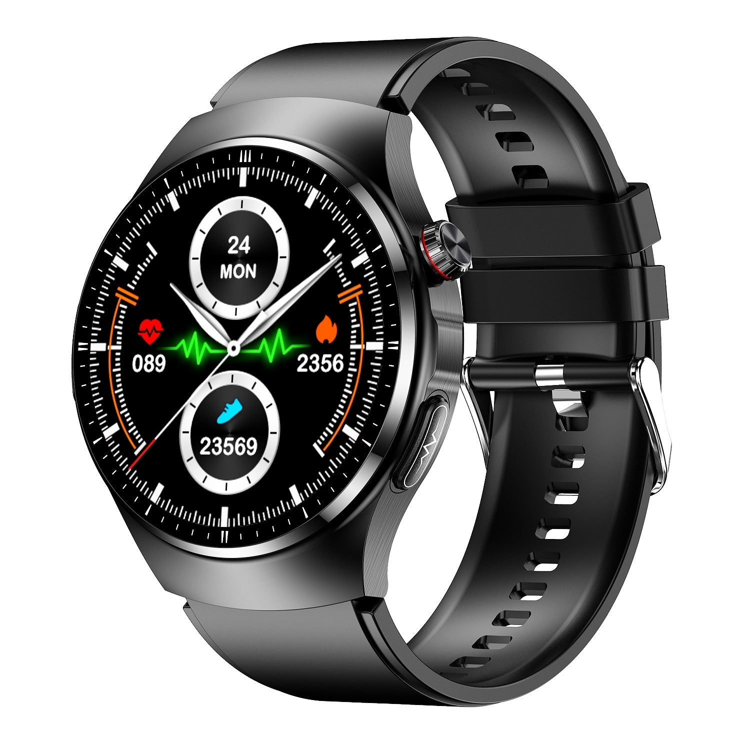 Smart Watch TK25 Bluetooth Call Blood Glucose Uric Acid Blood Lipids Electrocardiogram Body Fat Heart Rate Blood Oxygen Blood Pressure - GoTypical