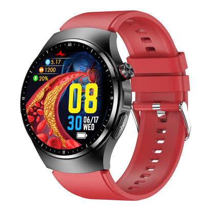 Smart Watch TK25 Bluetooth Call Blood Glucose Uric Acid Blood Lipids Electrocardiogram Body Fat Heart Rate Blood Oxygen Blood Pressure - GoTypical