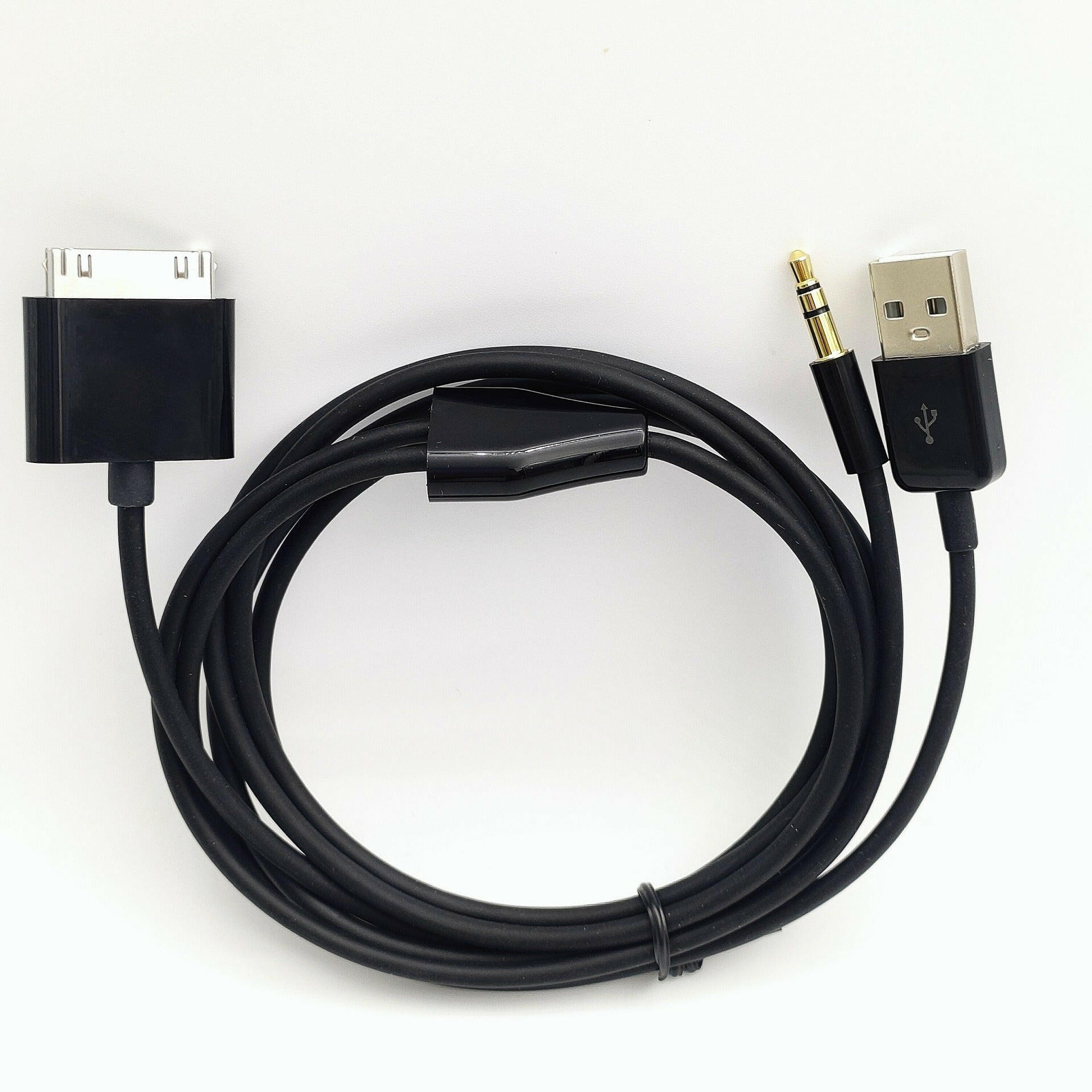 . USB Charging Data Cable – 1.5m TPE Wire for iPhone 4S & AUX Car Audio - GoTypical
