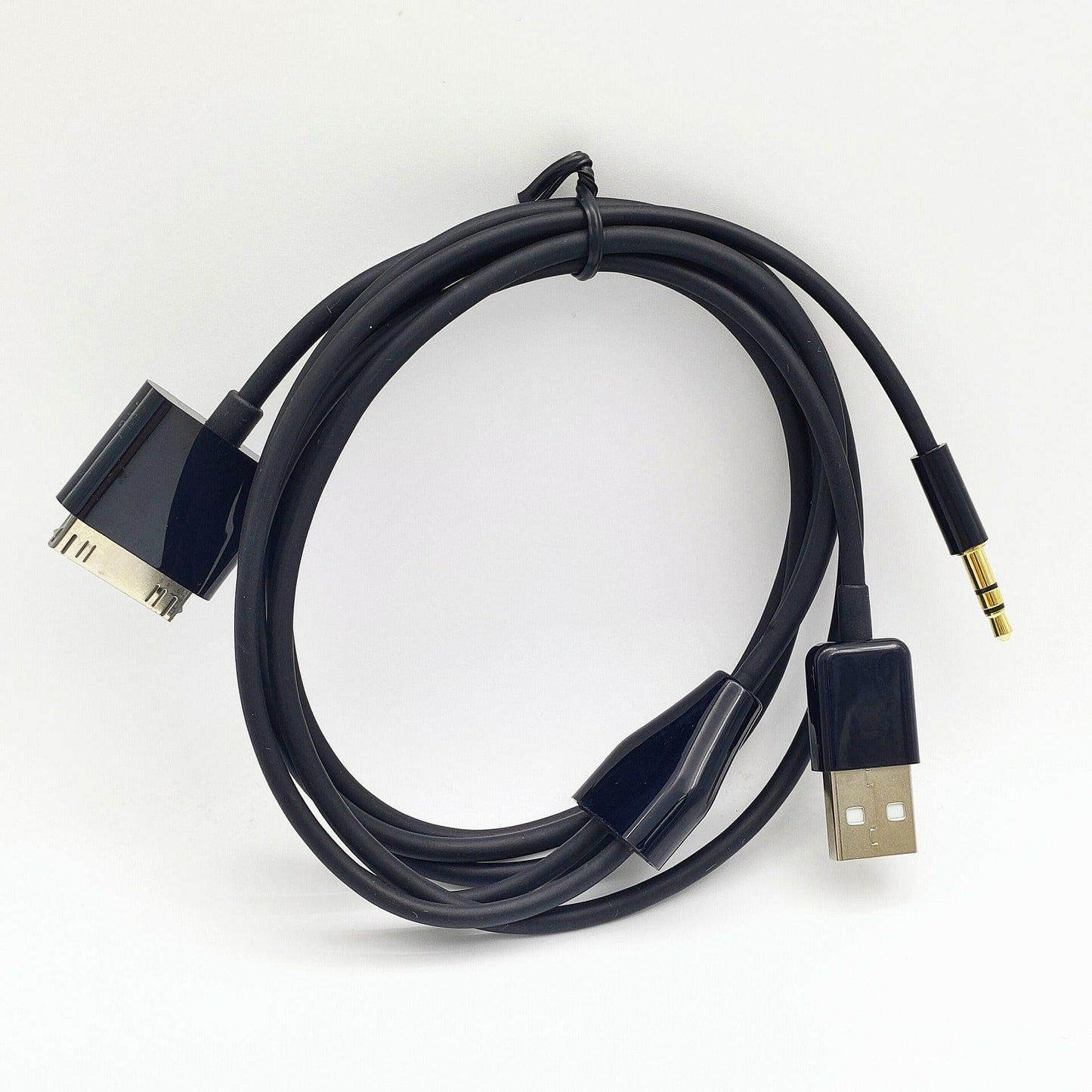 . USB Charging Data Cable – 1.5m TPE Wire for iPhone 4S & AUX Car Audio - GoTypical