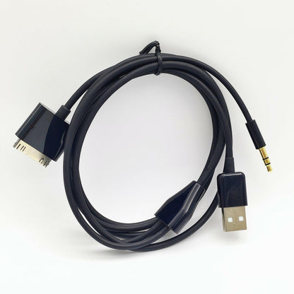. USB Charging Data Cable – 1.5m TPE Wire for iPhone 4S & AUX Car Audio - GoTypical