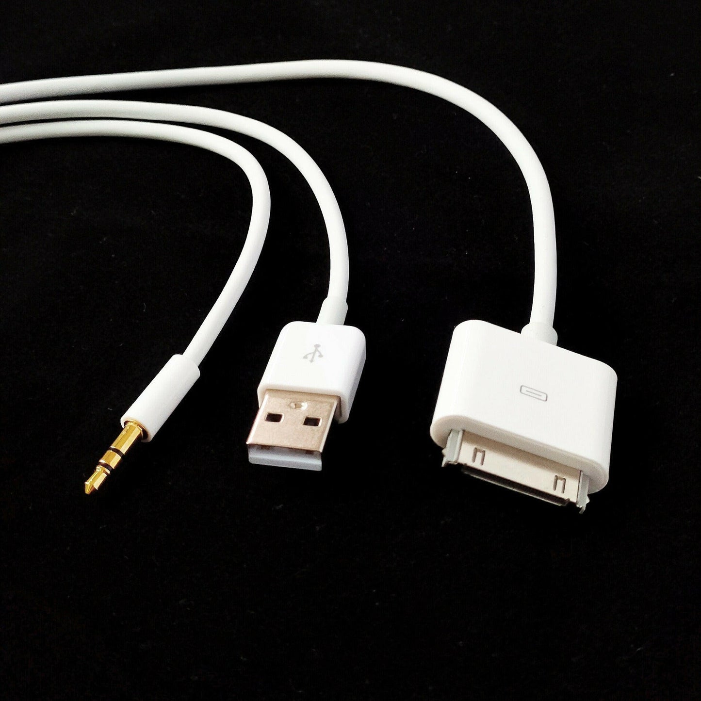 . USB Charging Data Cable – 1.5m TPE Wire for iPhone 4S & AUX Car Audio - GoTypical