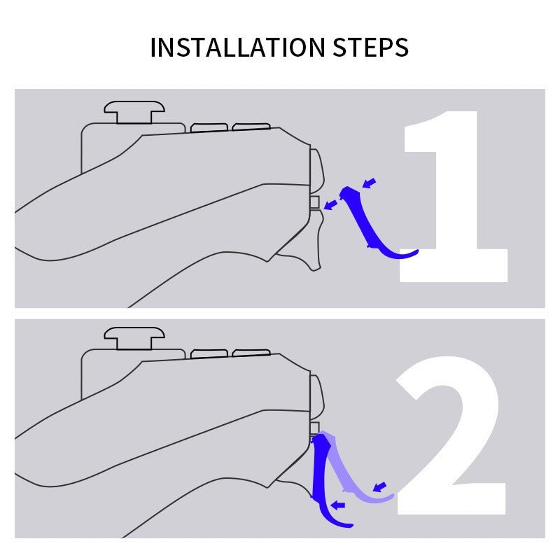 Suitable for PS4 handle L2 R2 extended button PS4 extended button trigger button extended extended extended button rubber pad - GoTypical
