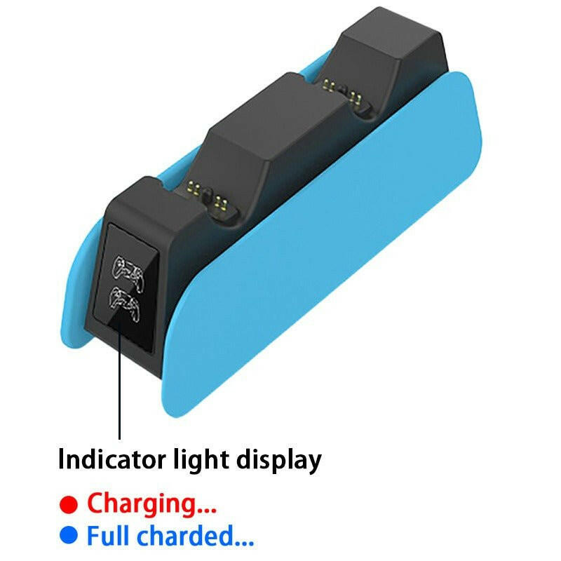 . Wireless Controller Charging Dock – Dual USB Station with LED Display - GoTypical
