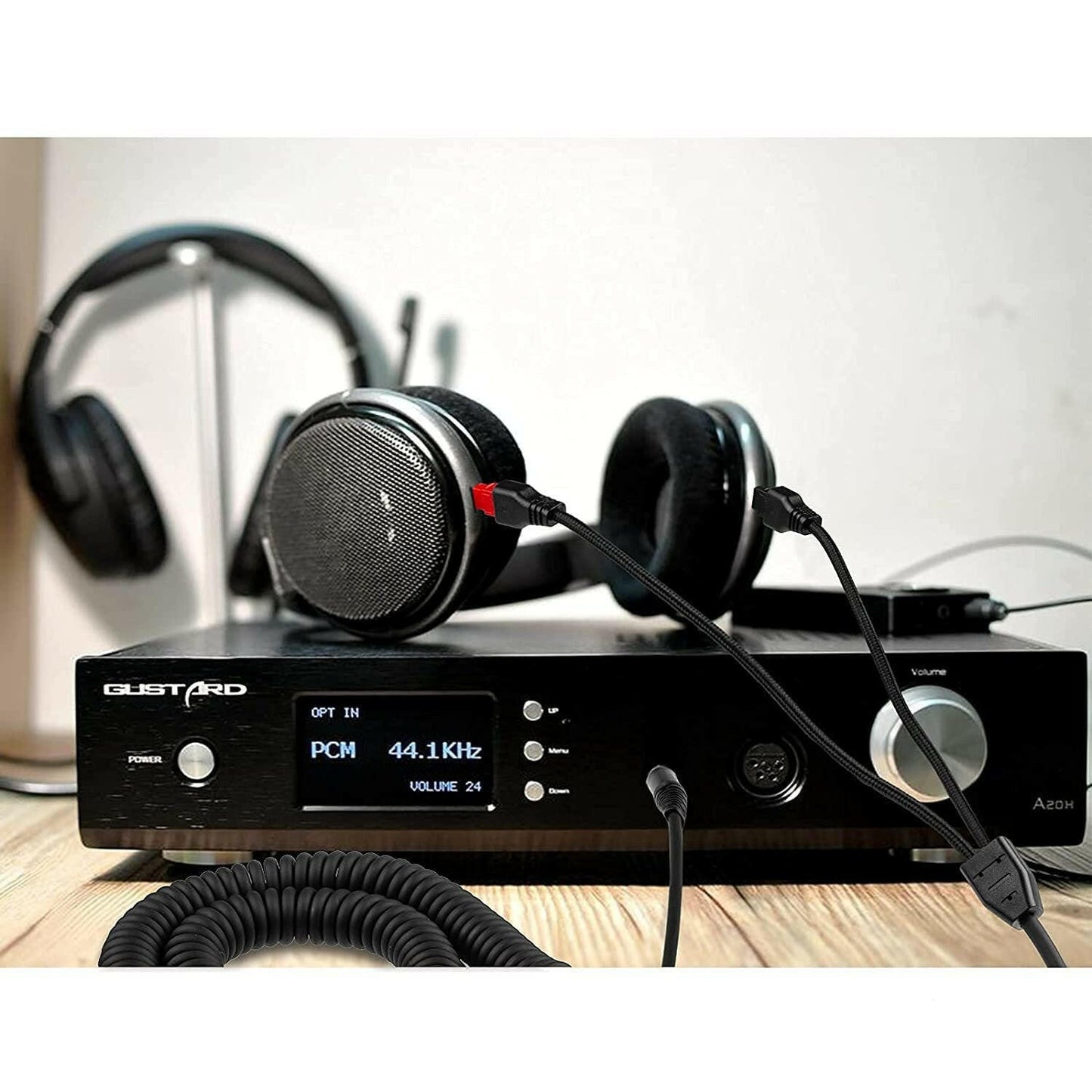 . Spring Earphone Audio Cable for Sennheiser HD580 HD600 HD650 HD660S - GoTypical