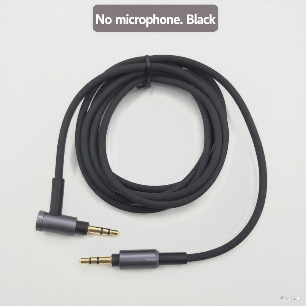 Sony WH-H900N Audio Cable – Faux Leather Case, Gold-Plated 3.5mm Plug - GoTypical