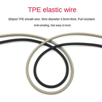 Sony WH-H900N Audio Cable – Faux Leather Case, Gold-Plated 3.5mm Plug - GoTypical