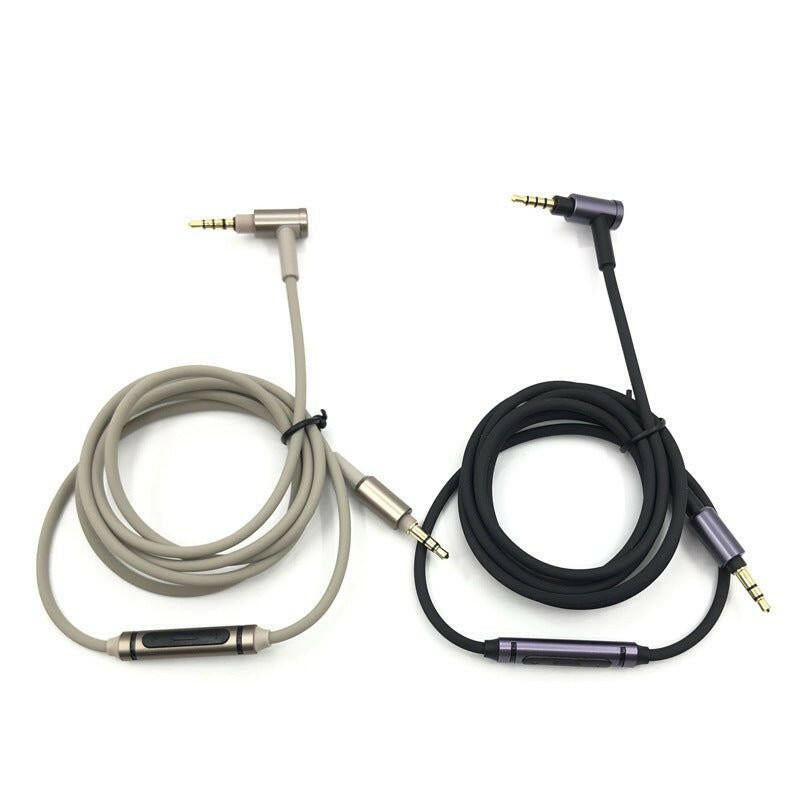 Sony WH-H900N Audio Cable – Faux Leather Case, Gold-Plated 3.5mm Plug - GoTypical