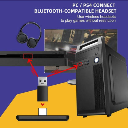 . Bluetooth Audio Receiver – Wireless Transmitter for Switch PS4 PC Type-C - GoTypical