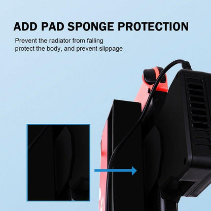 . Switch Console Base with Cooling Fan and Temperature Display – ABS Material - GoTypical