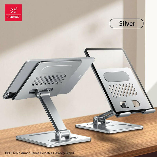 . Foldable Aluminum Alloy Tablet Stand – Heat Dissipation Mobile Holder - GoTypical