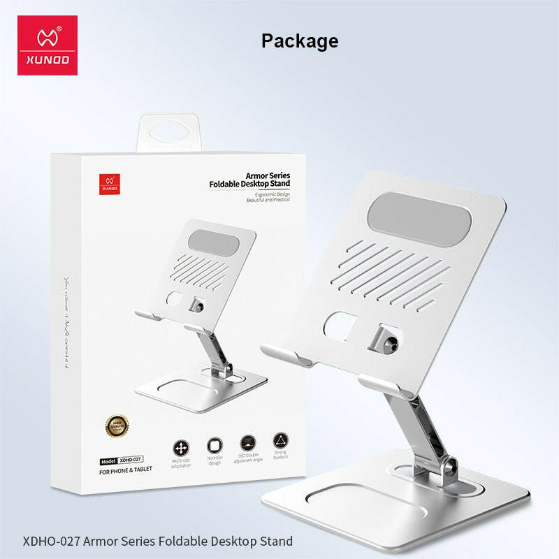 . Foldable Aluminum Alloy Tablet Stand – Heat Dissipation Mobile Holder - GoTypical