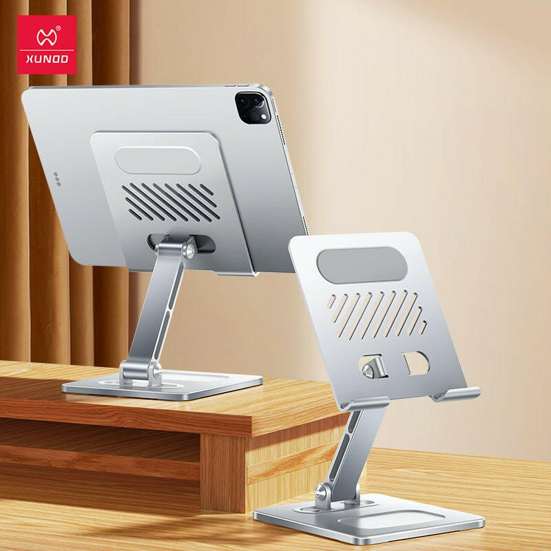. Foldable Aluminum Alloy Tablet Stand – Heat Dissipation Mobile Holder - GoTypical