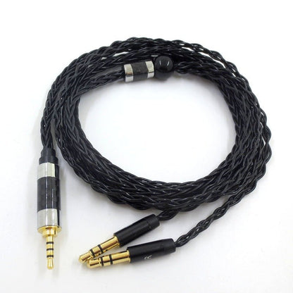 Suitable for Tianlong AH - D7100 7200 D600 HIFIMAN dual 3.5mm silver plated balanced headphone cable - GoTypical