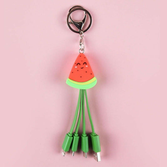 . Fast Charging Watermelon Keychain Cable – TPE Material - GoTypical