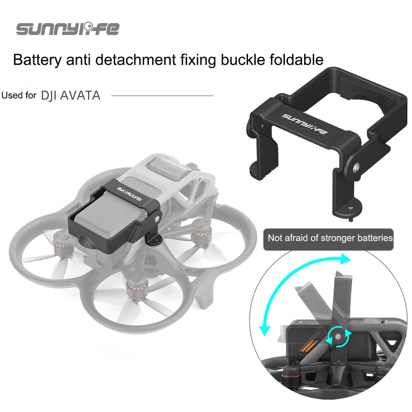 Sunnylife battery fall protection buckle for DJI Avata drone - GoTypical