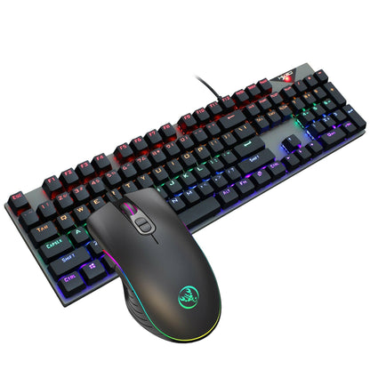 . Wired RGB Keyboard and Mouse Set – Suspended Keycaps, Mechanical Feel - GoTypical
