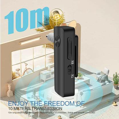 . T66 AUX Bluetooth 5.0 Adapter – 2-in-1 Car Audio Receiver Transmitter - GoTypical