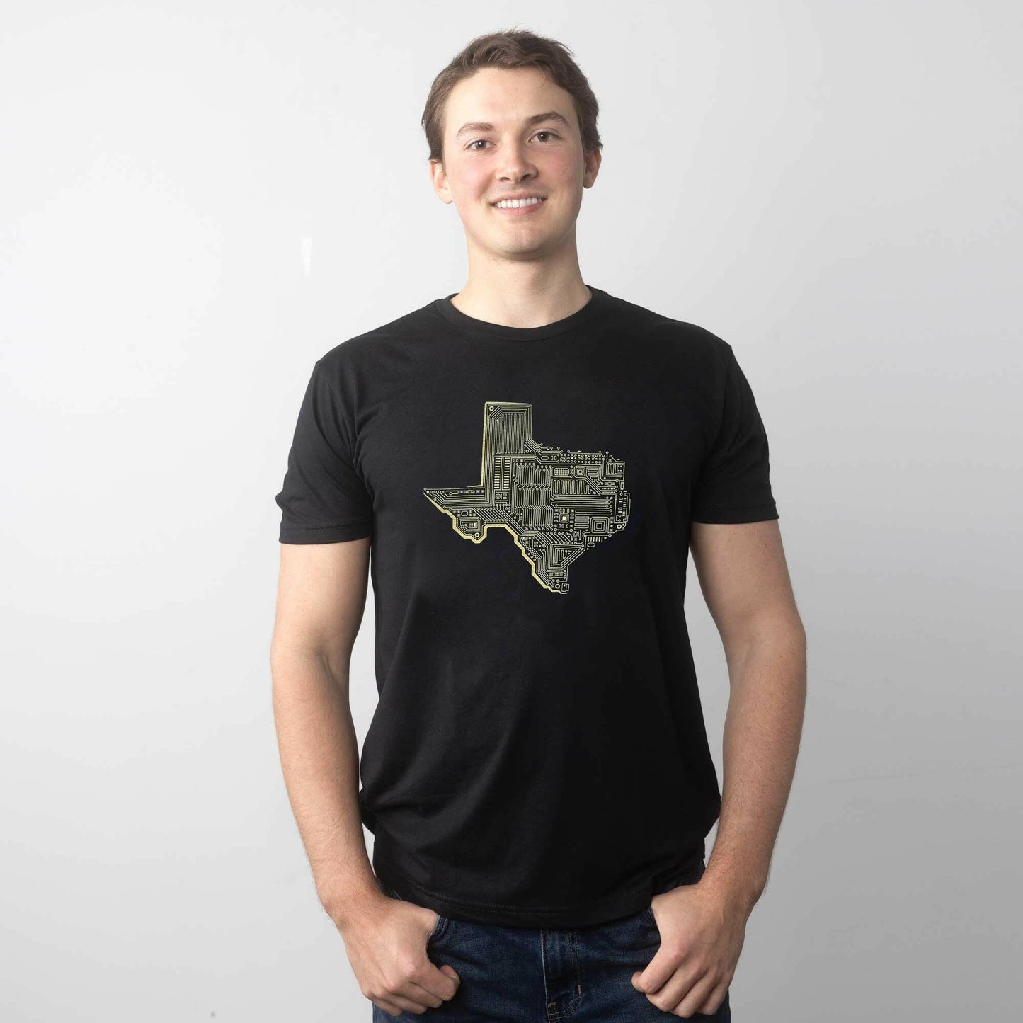 . Tex Tech T-Shirt – Unisex Black Cotton Blend Tee - GoTypical