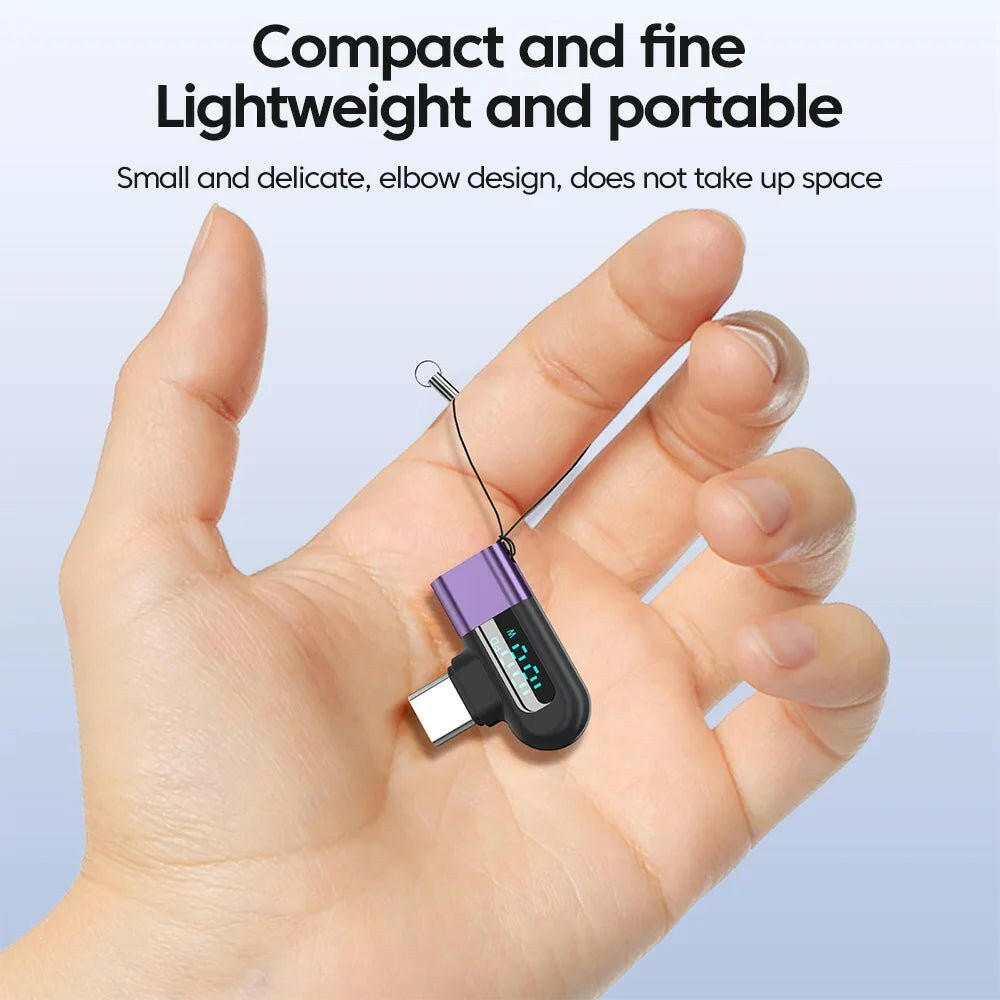 . TG Adapter 6A 120W Fast Charging Digital Display Type-C Cable - GoTypical