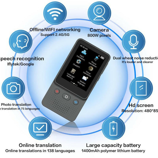 . Translator T2 – Accurate Offline Translator with Bluetooth 5.0 - GoTypical