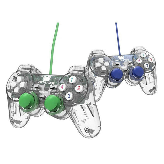 . Transparent Shell USB PC Game Controller – 3D Joystick Vibration-Free - GoTypical