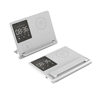 . 5-in-1 Pixel Animation Wireless Charger Stand – Foldable Black - GoTypical