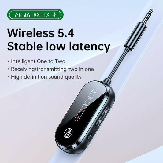 . 2-in-1 Bluetooth Receiver Transmitter – Car Adapter, Type-C - GoTypical