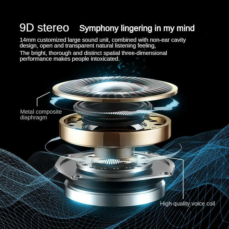 . TWS Bluetooth Earphones V5.3 Wireless Sports In-Ear Touch Control - GoTypical