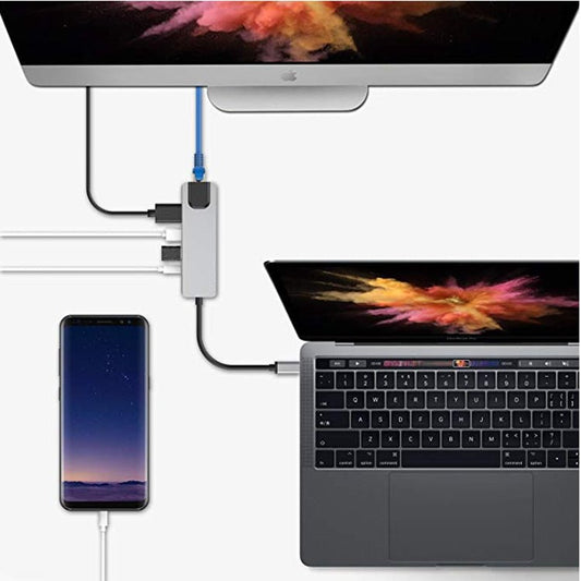 Type C docking station Type - C to HDMI 4K Gigabit Ethernet card 3.0HUB all in one - GoTypical